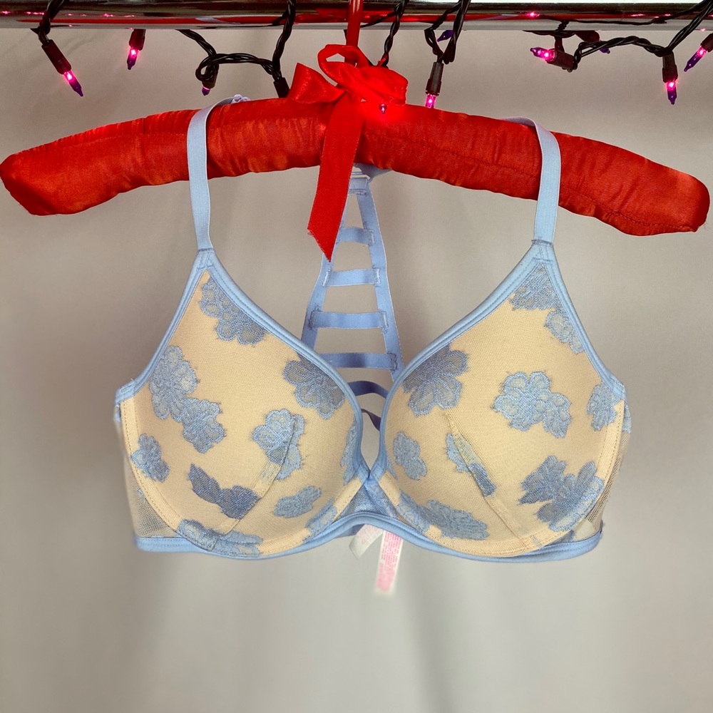 PINK by VS Baby Blue Racerback Bra
